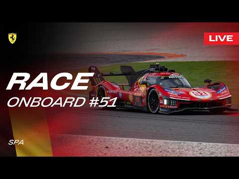 LIVE RACE Onboard car #51 for 6 Hours of Spa | Ferrari Hypercar thumbnail