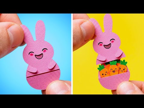 SO SMALL, SO CUTE! 😍 Satisfying Mini Paper Crafts thumbnail