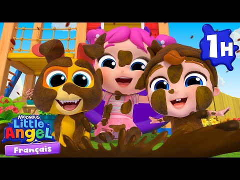 On aime patauger dans l'eau | Comptines avec Léa | Little Angel Français thumbnail