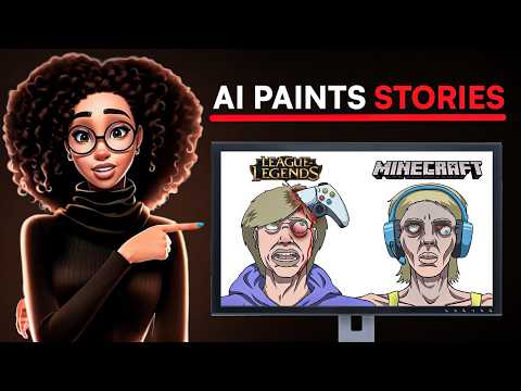 How I Make VIRAL Paint Animation Videos With AI thumbnail