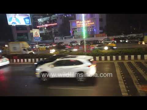 Night drive through Surat city near Podar International School Gujarat thumbnail