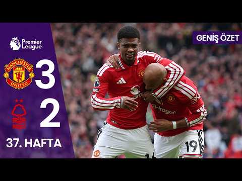 GENİŞ ÖZET | Manchester United (3-2) Nottingham F. | 37. Hafta MAÇ ÖZETİ | Premier League - 2025/26 thumbnail