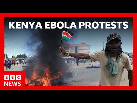 Two dead in Kenya amid protests against US Ebola quarantine centre plan | BBC News thumbnail