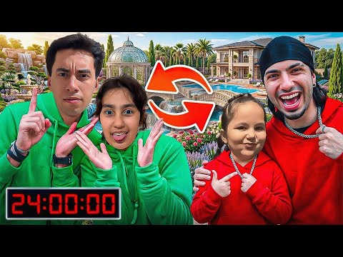 24 SAAT BOYUNCA KARDEŞLERİMİZİ DEĞİŞTİRDİK ! (DERİN VS MUCİZE)  @birmucizeniz @derintass thumbnail