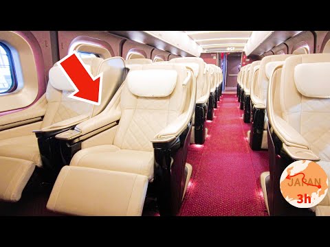 Japan’s Most Expensive Bullet Train 😇🚄 Only 18 Auto-Reclining FIRST CLASS Seats on the Shinkansen thumbnail
