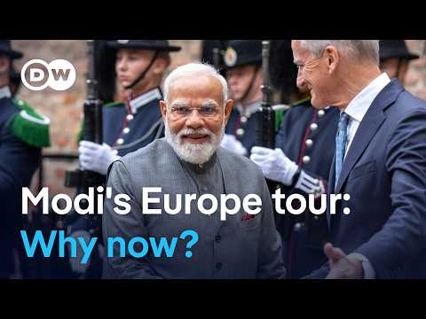 India and Europe draw closer as global tensions rise | DW News thumbnail