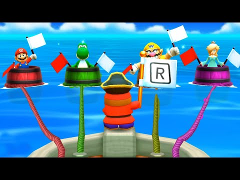 Super Mario Party 100 - Minigames - Mario vs Rosalina vs Wario vs Yoshi thumbnail