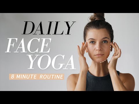 Daily Face Yoga | Face Sculpting Massage for every day | 8 Min. to Radiant Skin & Natural Glow thumbnail