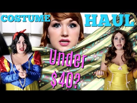Disney Princess Costume Haul | EVERYTHING UNDER $40!! thumbnail