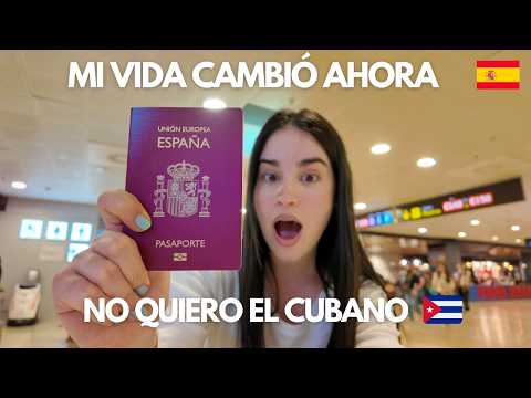 Mi 1ra Vez Usando el Pasaporte Español. Ya no uso el de Cuba ?? thumbnail