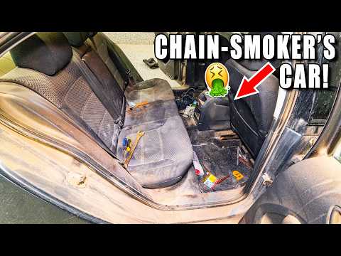 I FOUND A NASTY CHAIN-SMOKER'S CAR AND ATTEMPTED TO CLEAN IT thumbnail