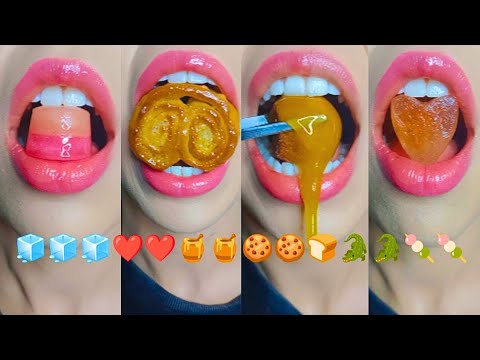Crunchy Ice & Honey Drizzle | Satisfying ASMR Eating Sounds for Relaxation & Stress Relief thumbnail