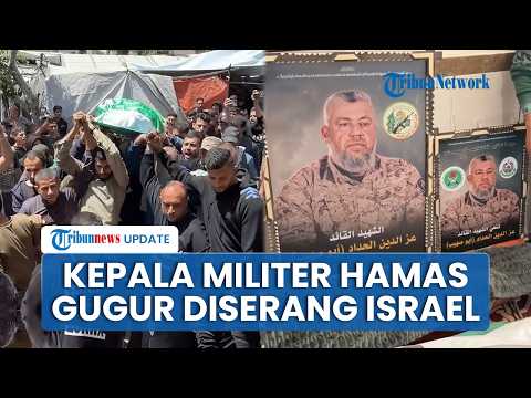 Rakyat Gaza Berduka, Komandan Sayap Militer Hamas Gugur bersama Istri dan Anak dalam Serangan Israel thumbnail
