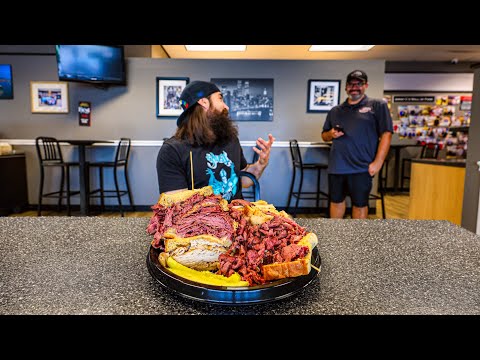THIS NEW YORK DELI SANDWICH CHALLENGE HAS BEEN ATTEMPTED 200 TIMES! | BeardMeatsFood thumbnail