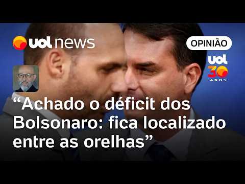 Eduardo ajuda a encontrar o grande déficit dos Bolsonaro: fica localizado entre as orelhas | Josias thumbnail