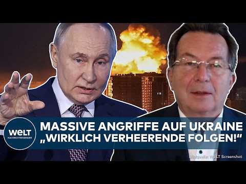 PUTINS KRIEG: Massive Drohnen-Salve! Russland feuert auf Ukraine! Militär-Experte packt aus thumbnail