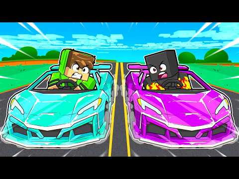 BATALHA DE CARROS DE MINÉRIOS no Minecraft! thumbnail
