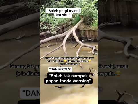 Beraninya dia mandi kat tempat banyak buaya.?? thumbnail