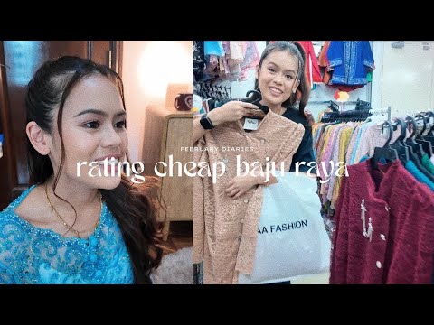 shopping for baju raya & rating all of them!!! | ramadhan diaries ˚୨୧⋆.˚ᰔ thumbnail