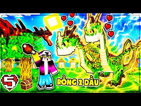 THUẦN HÓA THÀNH CÔNG RỒNG 2 ĐẦU🐉🐉| Minecraft Vương Quốc Rồng #5 thumbnail