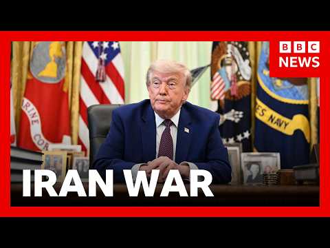 Donald Trump hits back at ‘unpatriotic' vote after House rebukes him over Iran | BBC News thumbnail