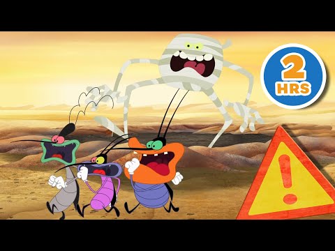 WAKING THE MUMMY UP 😱 Oggy and the Cockroaches - Full Episodes HD thumbnail