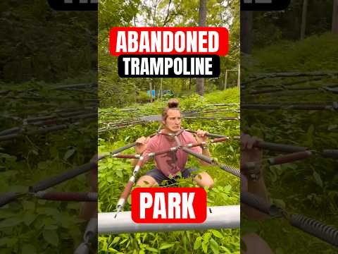 I TESTED AN ABANDONED TRAMPOLINE PARK! 😱 thumbnail