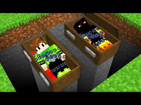 FOMOS ENTERRADOS VIVOS no Minecraft! 😱 thumbnail