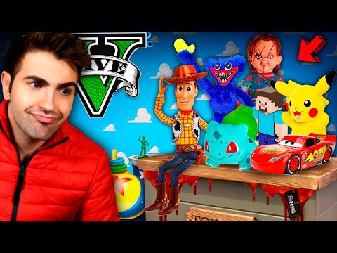 *ME ENFRENTO con TODOS MIS ENEMIGOS de JUGUETE* ??? (GTA 5 Mods) thumbnail