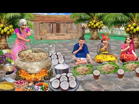 Coconut Rice Biryani Story | Raja aur Budhiya Comedy | Hindi Moral Kahani 2026 thumbnail