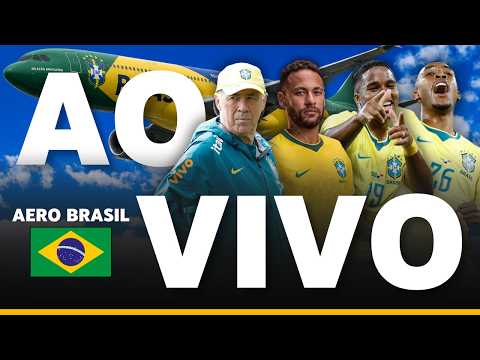 EMBARQUE DA SELEÇÃO BRASILEIRA AO VIVO -  RUMO À COPA DO MUNDO 2026 - NEYMAR JR EMBARCA JUNTO! thumbnail