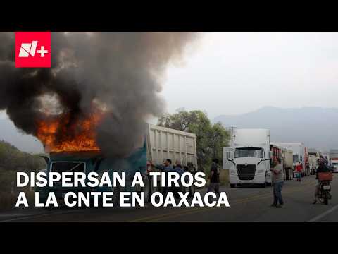 Disparos contra la CNTE en Oaxaca rompen diálogo con Segob; Coordinadora se retira de la mesa thumbnail