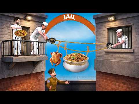 Jail Mei Chicken Biryani Chori Police Chicken Biryani Party Chicken Biryani Street Food Hindi Kahani thumbnail