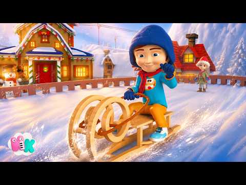 The Flying Sled 🛷 Christmas Carol for Kids 🌲 | Hey kids | Full Episode 37 thumbnail