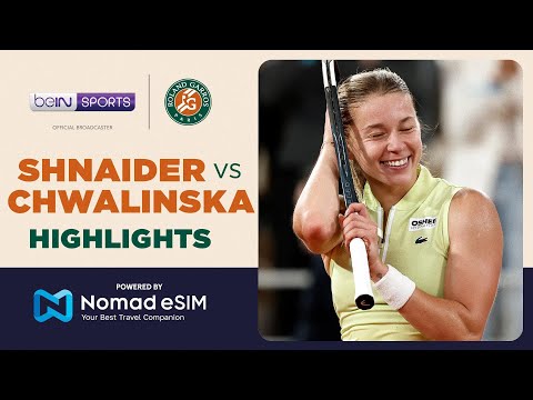Diana Shnaider vs Maja Chwalinska | Roland-Garros 2026 | Match Highlights thumbnail