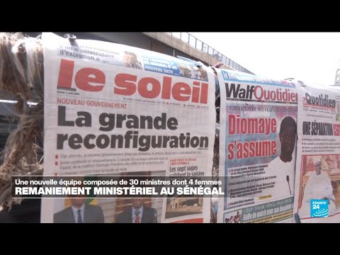 Remaniement ministériel au Sénégal : une nouvelle équipe de 30 ministres dont 4 femmes • FRANCE 24 thumbnail