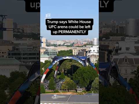Trump says White House UFC arena could be left up PERMANENTLY thumbnail
