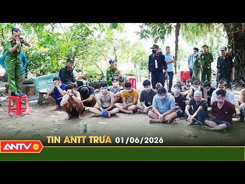 Tin tức an ninh trật tự nóng, thời sự Việt Nam mới nhất 24h trưa ngày 1/6 | ANTV thumbnail