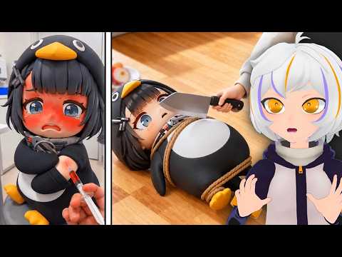 LOS VIDEOS MAS RAROS DE GUGU GAGA PENGUIN | ChuyMine REACCIONA thumbnail