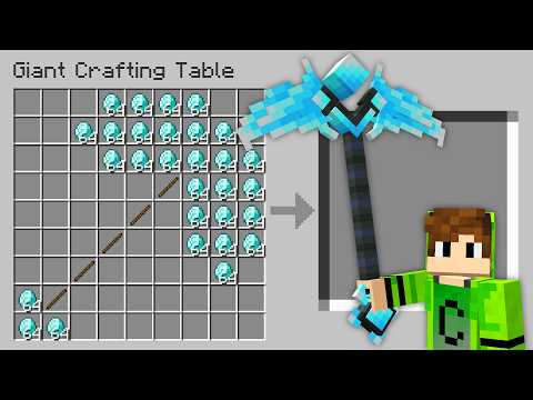 CRIEI EQUIPAMENTOS GIGANTES no Minecraft! 😱 thumbnail