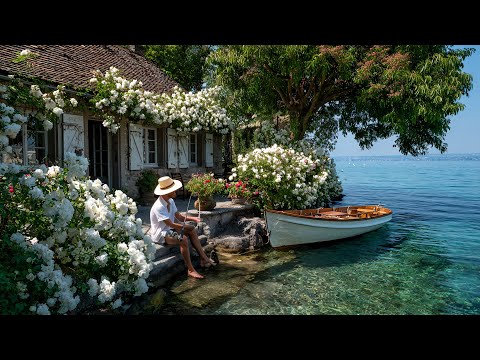 YVOIRE - THE MOST BEAUTIFUL VILLAGE ON LAKE GENEVA - LITTLE FLOWERING PARADISE thumbnail