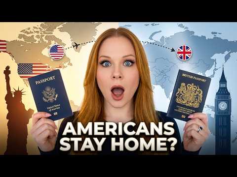 American Reacts | Why Americans Don’t Travel Overseas (The Real Reason) | US vs UK thumbnail