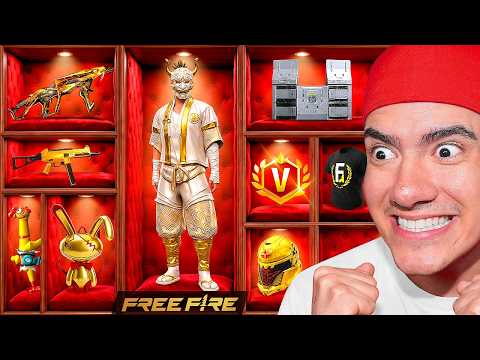 SOLO PUEDO USAR COSAS EXCLUSIVAS en FREE FIRE !! RETO IMPOSIBLE *hacker* - TheDonato thumbnail