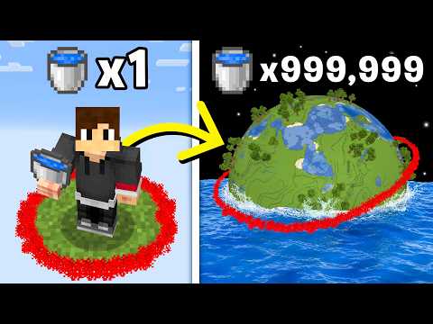 Minecraft, But Flooding = World Size thumbnail