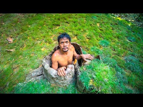 Building the Most Secret Underground Home Villa with Bath Swimming Pool Hidden in the Jungle thumbnail