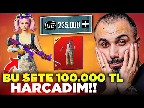 İTFAİYECİ SETİNİ ALMAK İÇİN 100.000 TL HARCADIM! 😱 (225.000 UC!) PUBG Mobile thumbnail