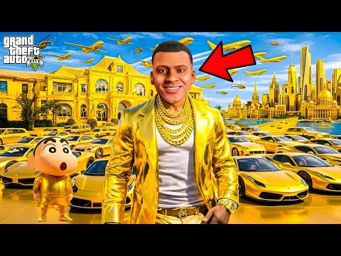 GTA 5 : Franklin & Shinchan Touch Anything Turns Into GOLD! ? | GTA 5 Bangla Gameplay thumbnail