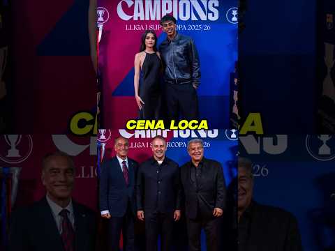 Detrás de escena en la cena de celebración más salvaje del Barça.?☠️ La nueva novia de Yamal.? thumbnail