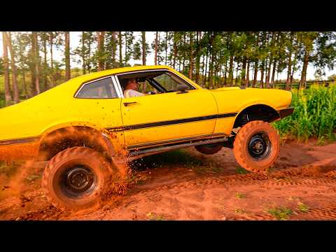 FUI NA PISTA DE MOTOCROSS COM MEU FORD MAVERICK 4X4 thumbnail