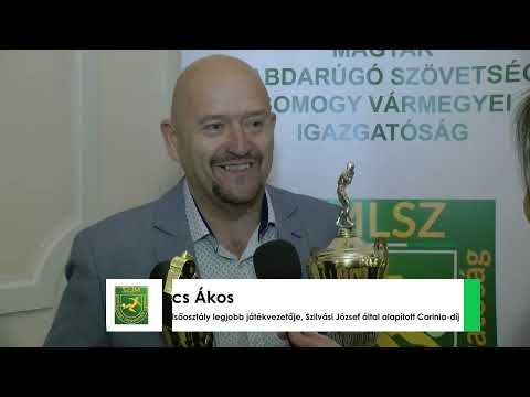 Kaposváron a Játékvezetők évnyitó-évzáró gáláján díjazták az elmúlt év legjobb somogyi játékvezetőit thumbnail